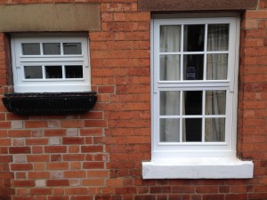 Mock sliding sash timber windows