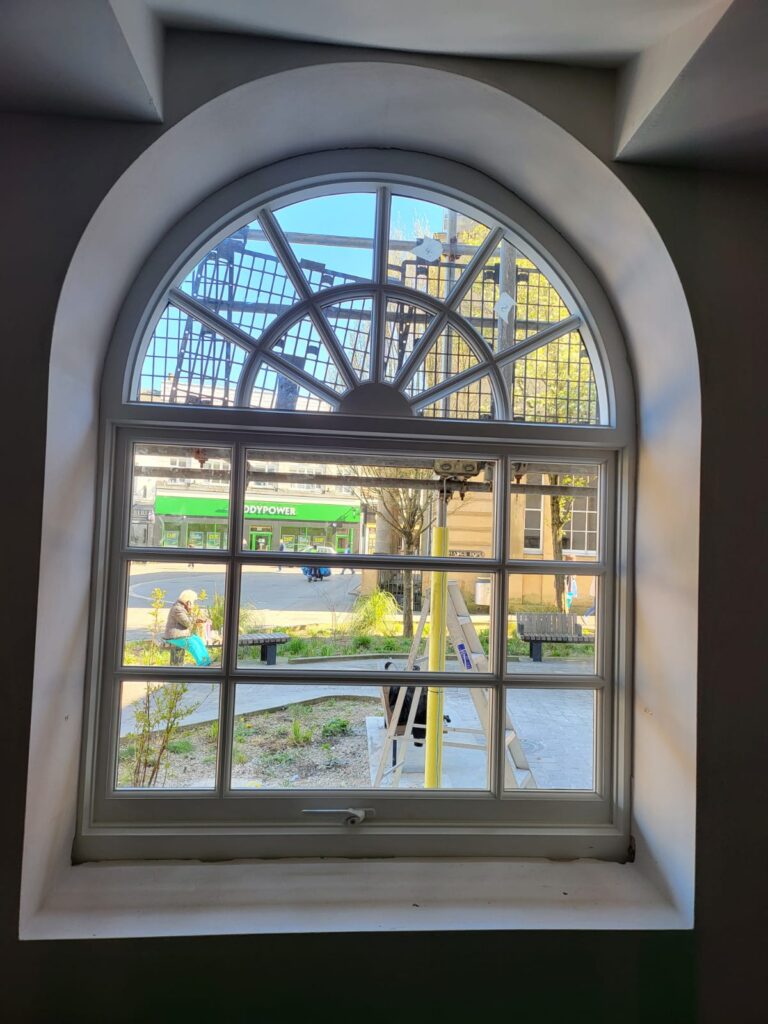 The old The Dial Pub's new bespoke windows and doors being manufactured in Gascoyne Joinery's workshop.